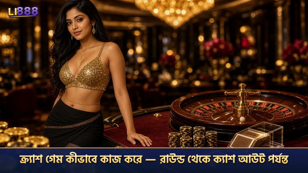 ক্র্যাশ গেম কীভাবে কাজ করে — রাউন্ড থেকে ক্যাশ আউট পর্যন্ত